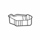 Toyota 73431-02010 Retractor Cover, Passenger Side