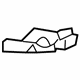 Toyota 53866-08010 Upper Seal, Passenger Side