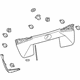 Toyota 76801-47170-A0 Lift Gate Trim, White, Rear