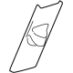 Toyota 73023-12030-C0 Plate Sub-Assembly, Front Shoulder Belt Anchor