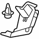 Toyota 75830-0C010 Rocker Molding, Front Passenger Side
