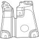 Toyota 88215-30170 Mount Bracket, Passenger Side