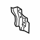 Toyota 57167-12130 Lower Tie Bar Gusset, Passenger Side