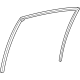 Toyota 68142-47060 Run Channel, Rear Passenger Side