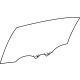 Toyota 68103-47120 Moveable Glass, Passenger Side