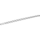 Toyota 75557-08010 Drip Molding, Center