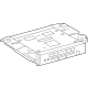 Toyota 86680-34090-B0 Display Unit, Gray