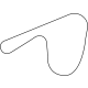 Toyota 90916-A2028 Belt, V (Cooler Compressor To Crankshaft Pulley)