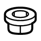 Toyota 90178-08023 Side Mount Nut, Driver Side