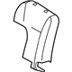 Toyota 71552-AE040 Seat Back Pad, Driver Side