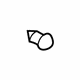 Toyota 90269-03053 Upper Retainer Clip, Rear