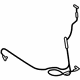 Toyota 72704-52160 Control Cable, Rear Driver Side