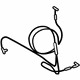 Toyota 72704-52180 Control Cable, Rear Driver Side