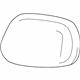 Toyota 87909-0C070 Mirror Glass, Driver Side