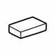 Toyota 62554-12130 Center Pillar Pad