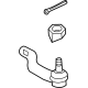 Toyota 45460-09370 Rod Assembly, Tie, Passenger Side, Outer