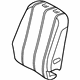Toyota 79185-08040 Seat Back Pad, Driver Side
