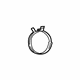 Toyota 17891-31010 Clamp(For Air Cleaner Hose), Outer