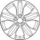 Toyota 42611-0E530 Wheel, Alloy