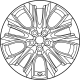Toyota 4260D-0E030 Wheel, Alloy