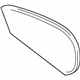 Toyota 87931-47170 Mirror Glass, Passenger Side