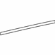 Toyota 75931-12010 Black Out Tape, Outer Upper Passenger Side