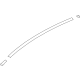 Toyota SU003-10925 Roof Molding, Center Passenger Side