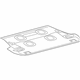 Toyota 58570-60A92-A1 Trunk Carpet, Sand, Rear