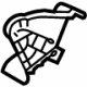 Toyota 72868-62010-C0 Hinge Cover, Passenger Side