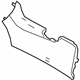 Toyota 58912-0R050-C0 Side Panel, Driver Side