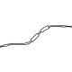 Toyota 69730-47100 Lock Cable, Rear