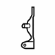 Toyota 68903-0E020 Lift Cylinder Lower Bracket, Passenger Side