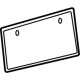 Toyota 57669-WAA02 License Bracket, Rear