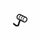 Toyota 90508-18096 Spring, Torsion(For Hood Lock Hook)