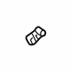 Toyota 75545-48010 Reveal Molding Clip