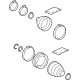 Toyota 04428-62010 Boot Kit, Driver Side