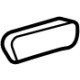 Toyota 84921-60150-C0 Slide Knob, Black, Passenger Side