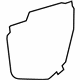 Toyota 67831-0C050 Water Shield, Passenger Side