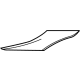 Toyota 53121-08010 Outer Finish Panel, Passenger Side