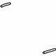 Toyota 90068-33281 Washer Hose, Front, Rubber
