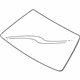 Toyota 56101-04040 Windshield, Blue, Front