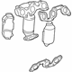 Toyota 17140-20050 Manifold Sub-Assembly, Exhaust, Passenger Side