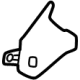 Toyota 72665-0C080 Lock Cover, Driver Side