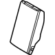 Toyota 72083-0C060 Armrest Pad, Rear
