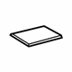 Toyota 58916-02100 Mat, Bottom