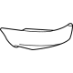 Toyota 87939-30F80-A1 Lower Cap, White, Passenger Side