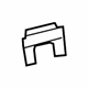 Toyota 55349-12140 Center Bracket, Lower