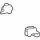 Toyota 72138-02220-C0 Track Cover, Driver Side