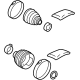 Toyota 04427-0E130 Boot Kit, Front Drive Shaft, In & Outboard, Driver Side