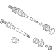 Toyota 43410-0E520 Axle Assembly, Passenger Side